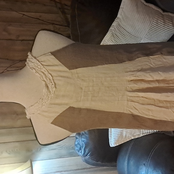 Ryu Bohemian Crochet Trim Embroidered Sleeveless Mini Dress Size S - Picture 6 of 12